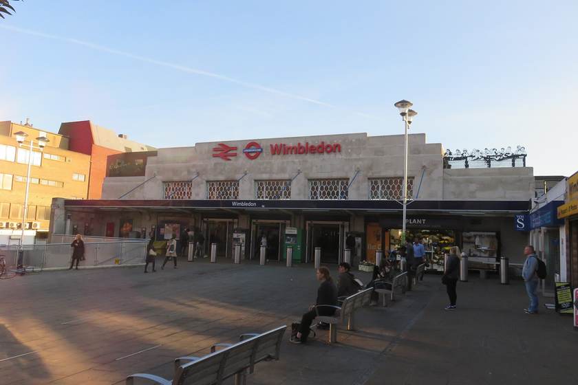 The front of Wimbledon station, the starting point for many of our removals from Wimbledon